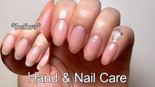 Winter Hand & Nail Care Routin  | Nail Care ASMR