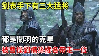 劉表手下有三大猛將，都是關羽的克星，被曹操劉備孫權各帶走一位！【小豆知历史】#歷史#歷史故事#歷史人物#三國 #劉表