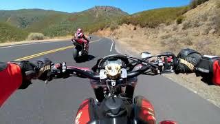 SXV550 - CBR1000rr & Solo Crash Aftermath!!