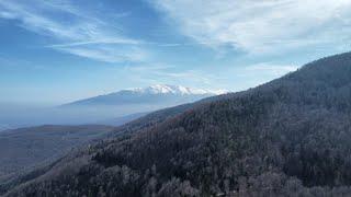 Ελατοχώρι Πιερία από ψηλά - Elatochori Pieria from above (By Drone 4K, March 2023)