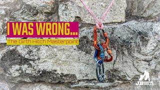 I was WRONG... The Girth Hitch Masterpoint Climbing Belay Setup.