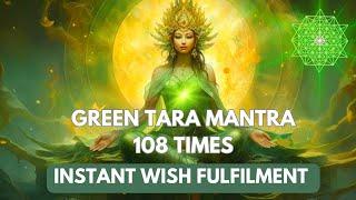 Green Tara mantra 108 times most powerful mantra instant wish fulfilmemt #mantra #greentaramata