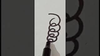 Easy Hand Marker Drawing ||Amazing Pencil Art #shorts