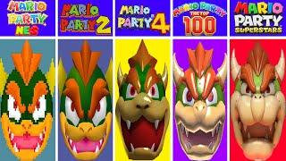 Evolution of Super Mario Bowser's Big Blast in Super Mario Party Games (1985-2024)