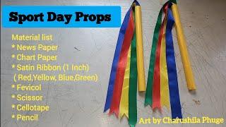 Sport Day Props ll Craft Idea for School Sports Day ll 2023 ll 21