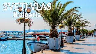  Walking in SVETI VLAS - Sunny Beach rival, Bulgaria - 4K Ultra HD 60fps