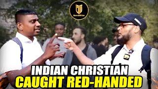 Muslim Confronts A Lying Indian Christian | Hashim | Speakers Corner