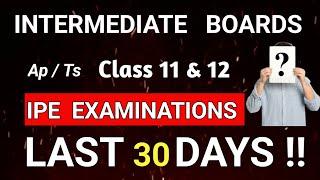 Last 30 Days!! | Ap/ TS Intermediate Board Examinations 2023 Strategy | Studypen