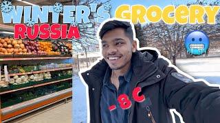 WINTER’S GROCERY IN RUSSIA  | INDIAN STUDENT