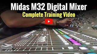 Midas M32 Tutorial in Hindi | Complete Training