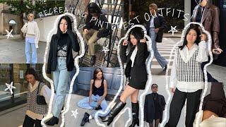 recreating pinterest outfits *fall edition* 