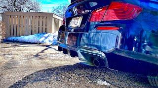 Bmw 535i Carbon Fiber lip and Diffuser