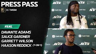 Davante Adams Discusses Manifesting Teaming Up With Garrett Wilson