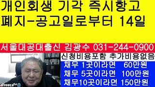 개인회생 절차 폐지 결정 즉시항고 기간