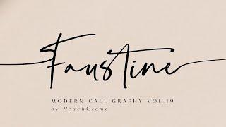 Faustine   Modern Script Font Free Download