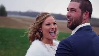 Snowy Christmas Wedding in Southern Indiana