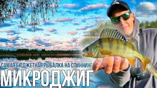 Рыбалка на МИКРОДЖИГ - Минимум ЗАТРАТ и Максимум УДОВОЛЬСТВИЯ | Ловля окуня на пруду