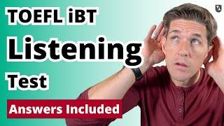TOEFL iBT Listening Practice Test With Answers
