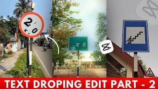 Text Dropping Edit Full Explain With Sound Effects In Capcut | Lokesh Editing