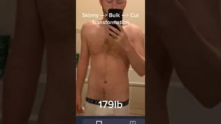 Skinny  Skinny Fat Bulk Cut #gymtransformation #fitness #bulk #cut