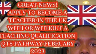 UK NEED TEACHERS| APPLY TO BECOME A TEACHER IN THE UK WITH OR WITHOUT A TEACHING QUALIFICATION|.