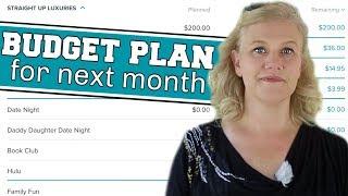 2019 Family Budget Plan For Next Month in EveryDollar (Real Numbers) || Organize Your Money