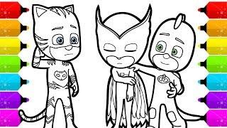 PJ Masks  Coloring Pages for Kids