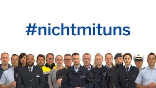 Statement-Video #nichtmituns, Polizei NRW