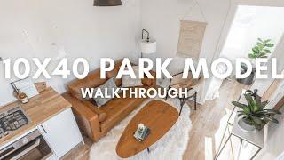 10x40 2 Bedroom Park Model Tiny House Walkthrough