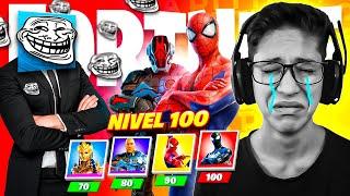NUNCA PENSE que me pasaria ESTO en Fortnite CAPITULO 3! - PASE de BATALLA: COMPRADO al 100%