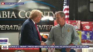  Donald Trump & Gov. Brian Kemp | Briefing on Hurricane Helen Response in Georgia (Oct. 4, 2024)