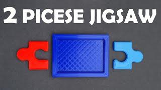 Can you solve this 2 piece jigsaw puzzle? #shorts