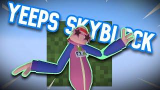 I attempted the SkyBlock Challenge in Yeeps VR