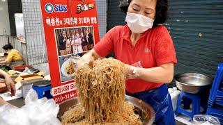 백종원이 극찬한 광장시장 잡채김밥 최신근황.. 아직도 하루 1000명씩? Japchae Kimbap, Tuna Kimbap / Korean street food