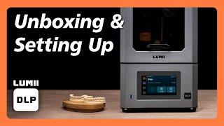 Lumii DLP 3D Printer - Unboxing & Setting Up — Phrozen 3D Printer