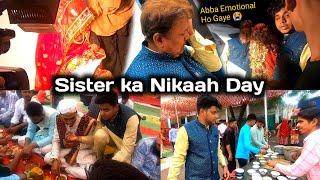 Sister ka Nikaah Day | Behen ki Shaadi Nikaah Ceremony vlog | Imran k vlogs