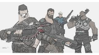 Gears of War drawing steps (2022)