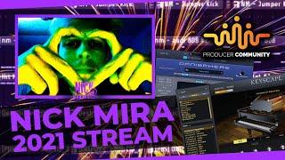 NICK MIRA FIRST STREAM IN 2021  MAKING 7 BEATS LIVE [HARRY POTTER SAMPLE] 