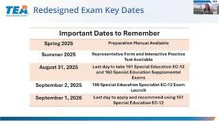 186 Special Education Specialist Framework Overview and Application Process Webinar