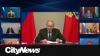 Putin vows response to Ukraine over Kursk incursion