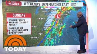 Major storm takes aim at entire East Coast this weekend