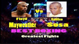 Floyd Mayweather Jr Vs Santico Sosa Full Fights | Best Boxing