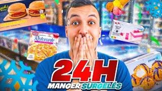 JE MANGE QUE DE LA NOURRITURE SURGELÉE PENDANT 24H !