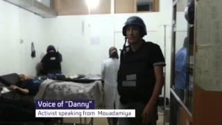 UN weapons inspectors inspect 'chemical attack' site