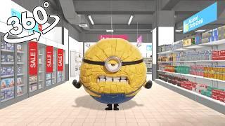 Mega Minions Jerry In Supermarket! 360˚ VR