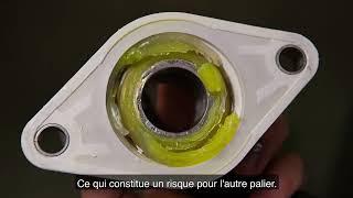 Paliers roulements-inserts SKF Food line : test comparatif des lavages