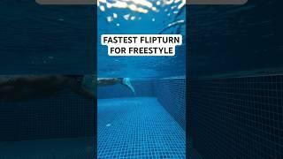 FASTEST FLIPTURN #swimming #learntoswim #swim