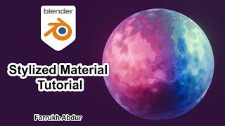 Stylized Material Easy Tutorial - Blender