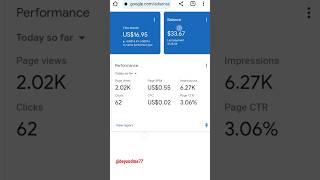 Google AdSense Earnings Revealed: My Blogging Income #shorts