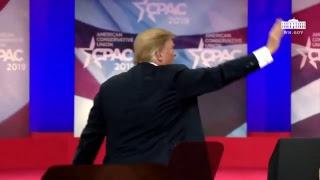 President Trump takes the stage at CPAC